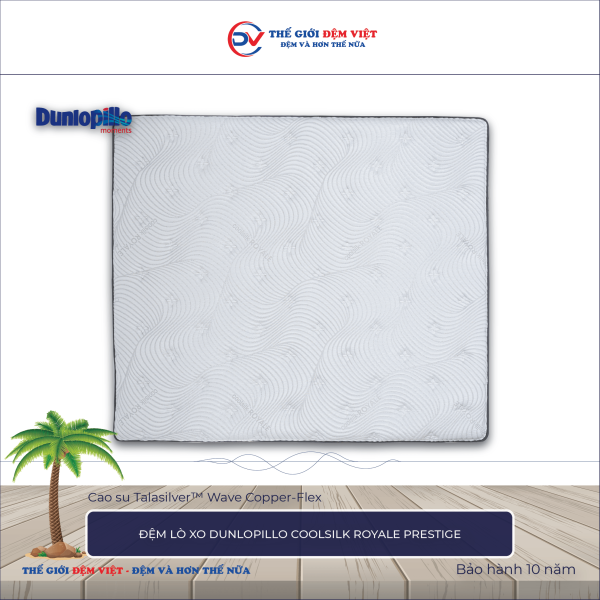 Đệm lò xo Dunlopillo CoolSilk ROYALE Prestige